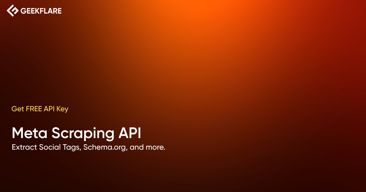 Ícone da Geekflare Scraping API v2 com um fundo abstrato de dados e inteligência artificial, simbolizando a otimização de dados para LLMs.