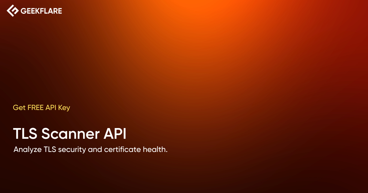 TLS Scanner API