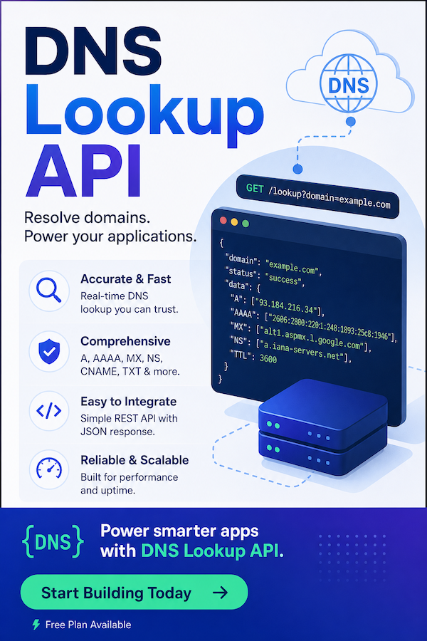 DNS Lookup API
